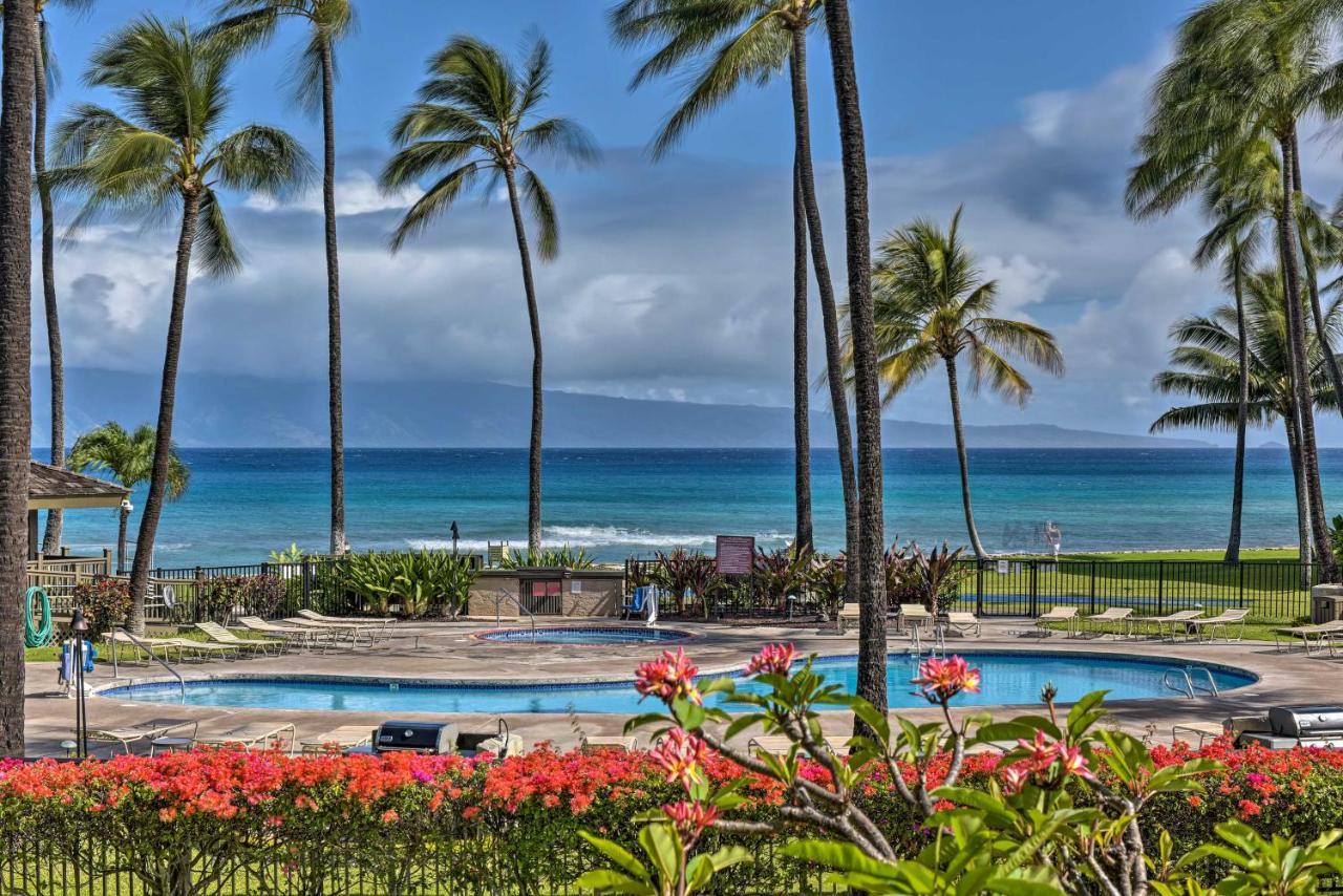 Lahaina Resort Retreat With Pool And Ocean Views! カハナ エクステリア 写真